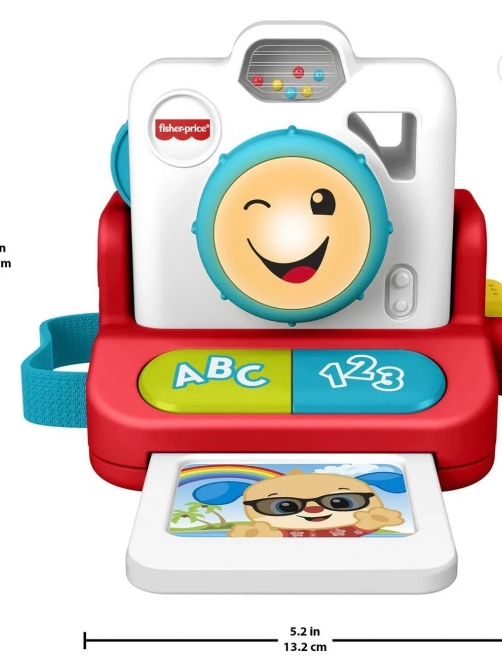 Fisher-Price Blue, White & Yellow Interactive Toy Camera